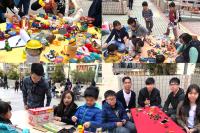 Over 1,000 second-hand toys were collected for the 'Upcycling Funfair'.